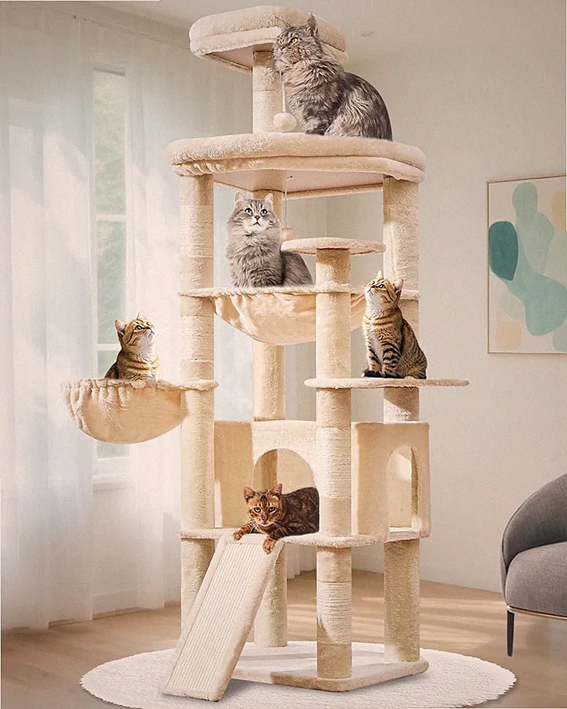 183cm Kratzbaum XXL, Großer Katzenbaum Für Große Katzen, MS045M