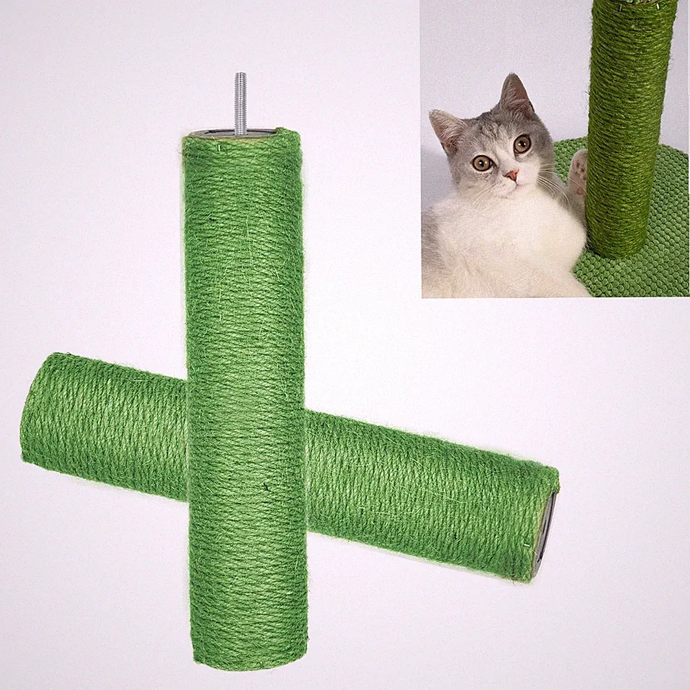 2 Stück Katze Kratzbaum Ersatz, 30 x 7 cm Sisalseil für Kratzbaum,Sisal Stamm...