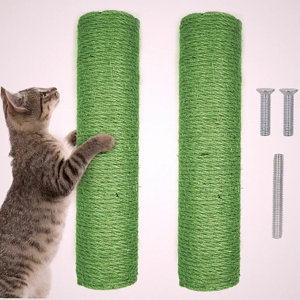 2er Pack Kratzsäule für Katzen Jute Seil Ersatzstamm für Kratzbaum 7cm Durchm...