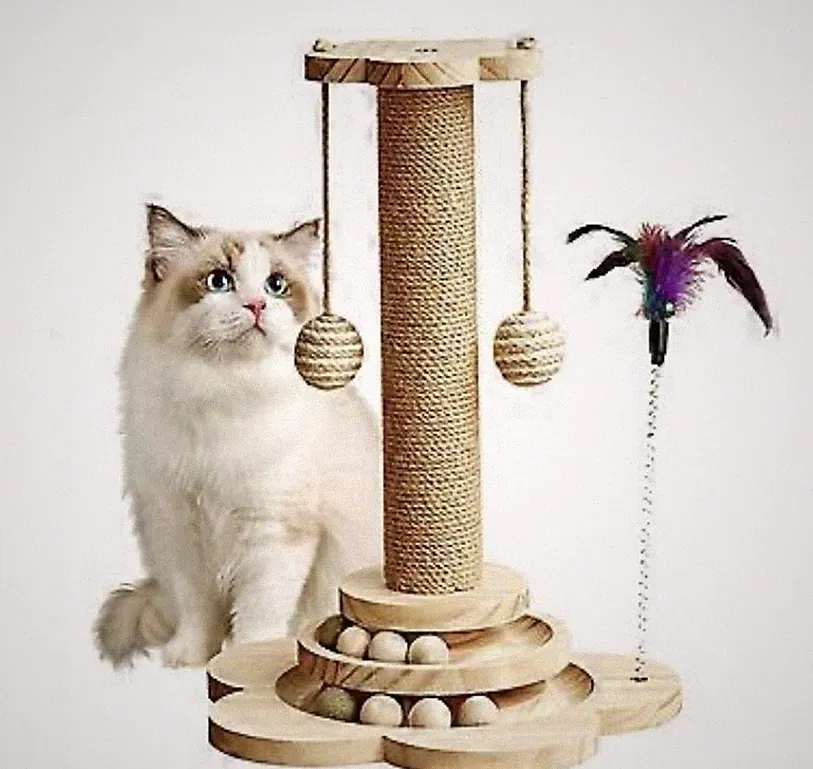 kratzbaum katze blume