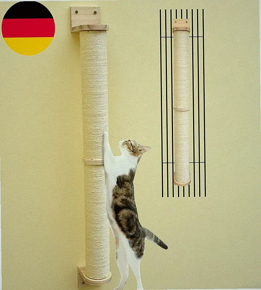 81Cm Kratzbaum Wandmontage,Kletterwand,Kratzbaum Wand,Kratzsäule Für Katzen,Krat