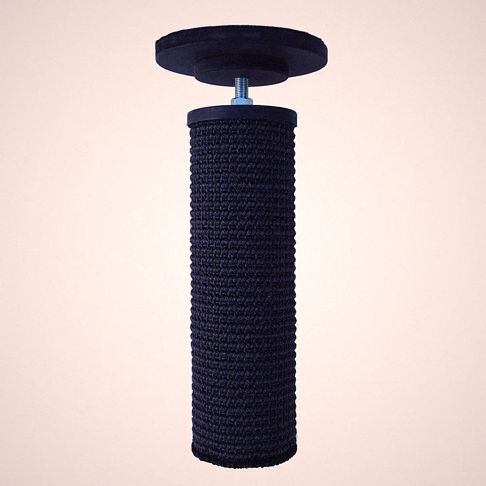 Aktiv Kat - Kratzbaum Decken-Säule Ø 13 cm Schwarz - 45-60cm Deckenspanner Katze