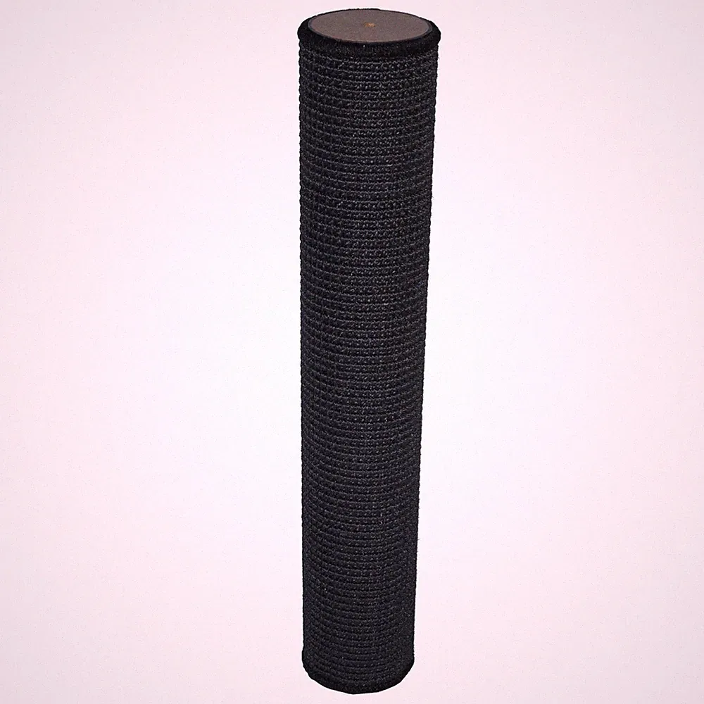Aktiv Kat - Kratzbaum Säule Ø 13 cm Schwarz - 80 cm Katzen Kratzsäule Sisalsäule