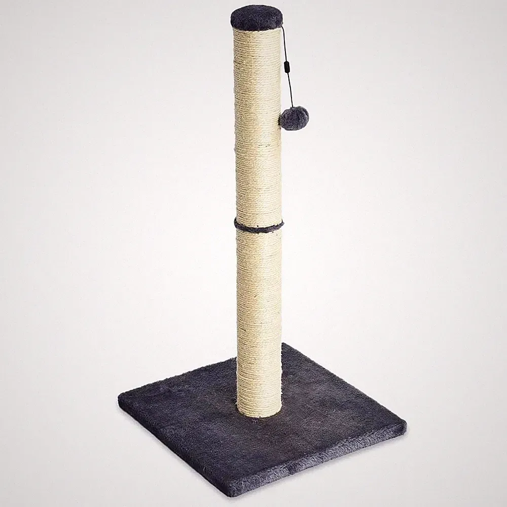 Amazon Basics Katzenkratzbaum für Indoor Katzen Standard mit Baumelspielzeug 80