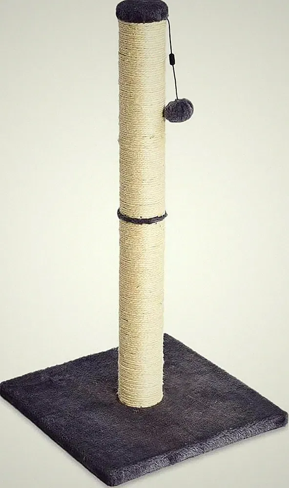 Amazon Basics Mittelgroßer Katzen-Kratzbaum, 40.01 X 40.01 X 80.01 Cm, Grau