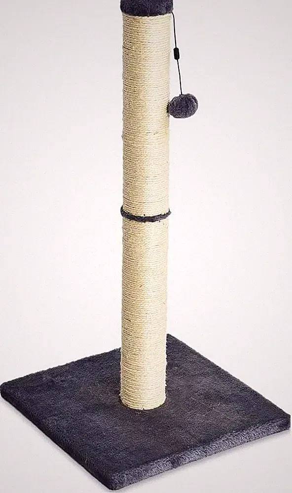 Amazon Basics Mittelgroßer Katzen-Kratzbaum, 40.01 X 40.01 X 80.01 Cm, Grau