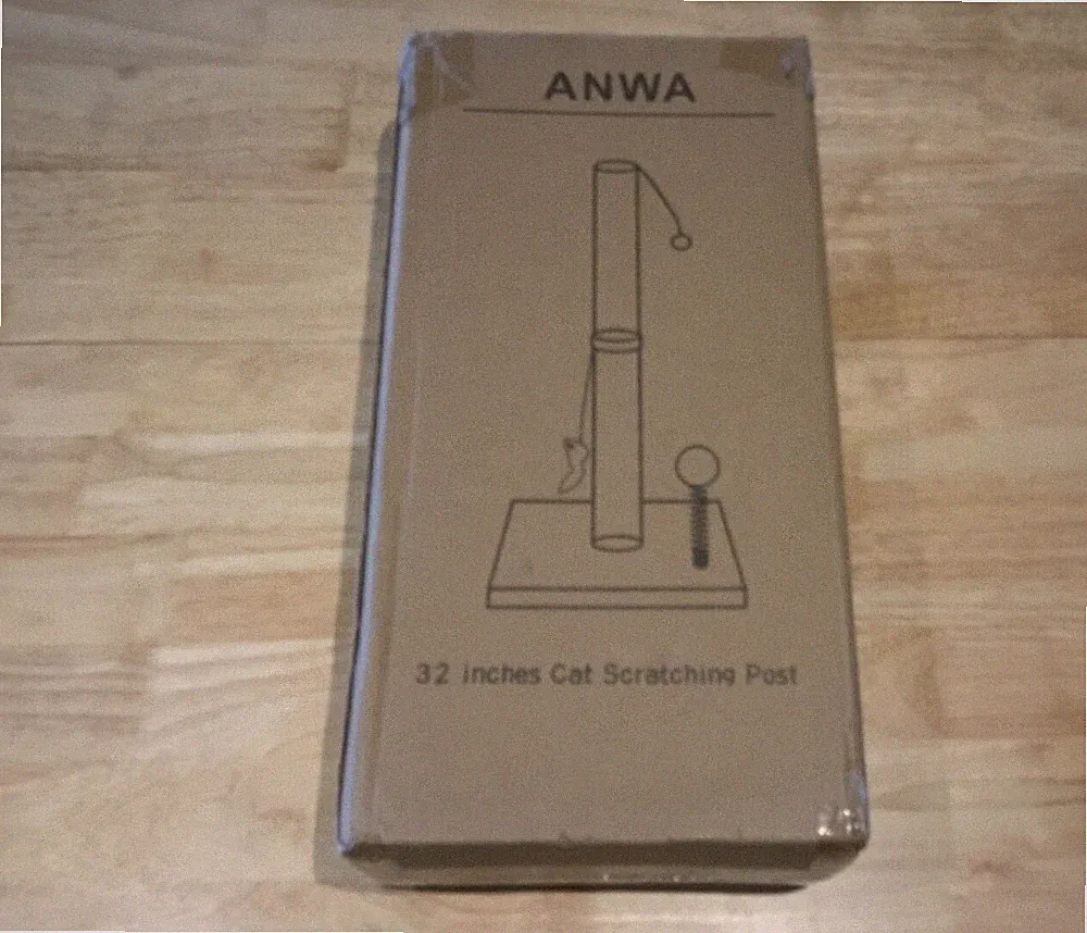 ANWA Katzenkratzbäume für Indoor Katzen, 3-in-1 Katzenkratzbaum mit Plüsch