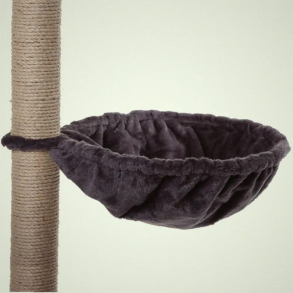B-Ware: lionto 2er Set Liegemulden für Kratzbäume, 40cm Ø, 15cm Tiefe grau