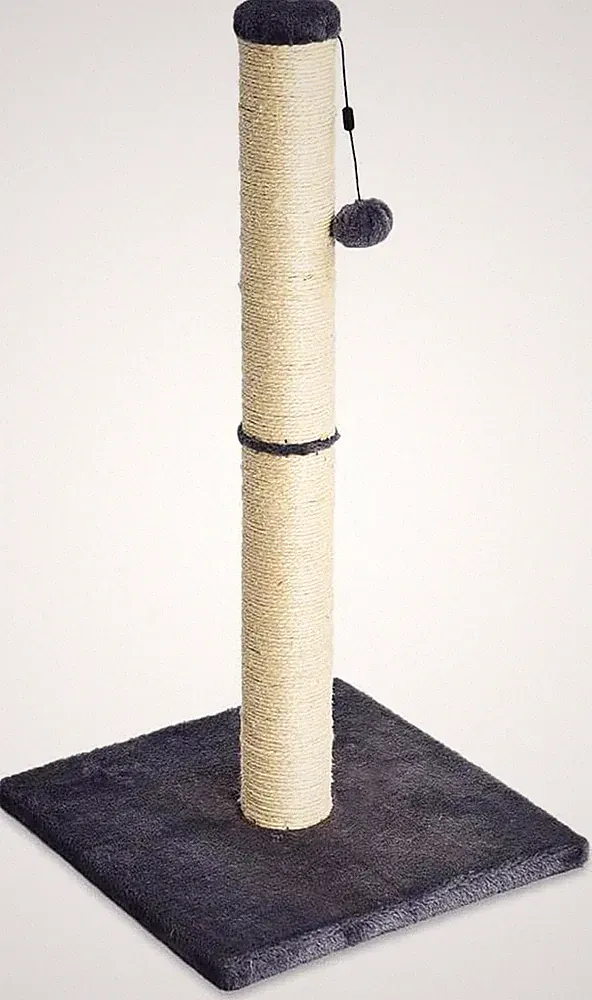 Basics Katzenkratzbaum für Katzen im Innenbereich, Standard mit Baumelspielzeug, 80 cm, G