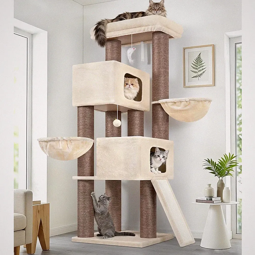 kratzbaum für große katzen dicke stämme