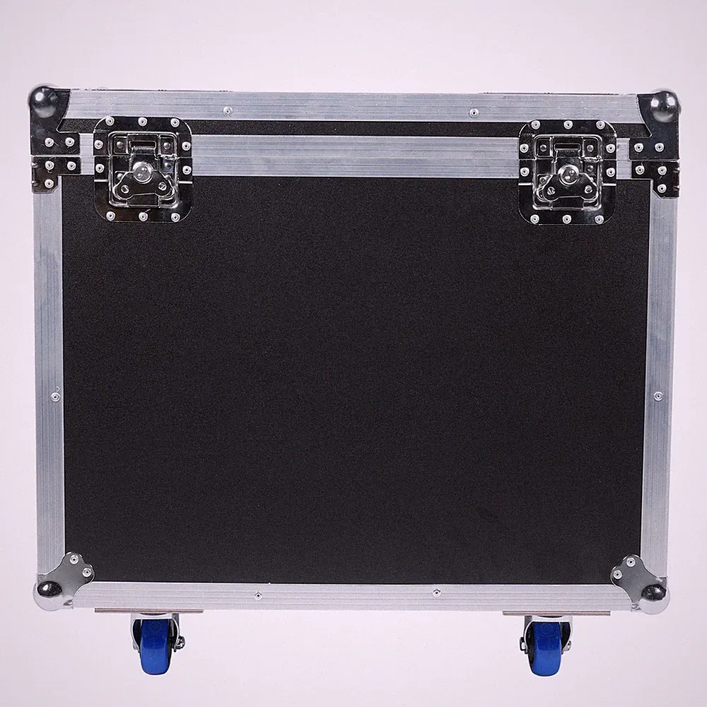 Black Flight Case 62x35x54cm EVA/PE Leather for 2PCS Moving Heads