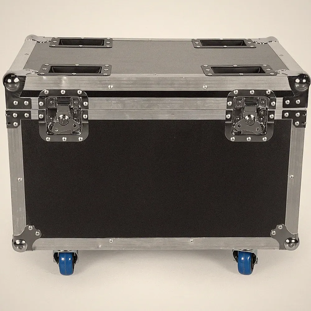 Black Flight Case 65x44x52.5cm EVA/PE Leather for 2/4 PCS Moving Heads