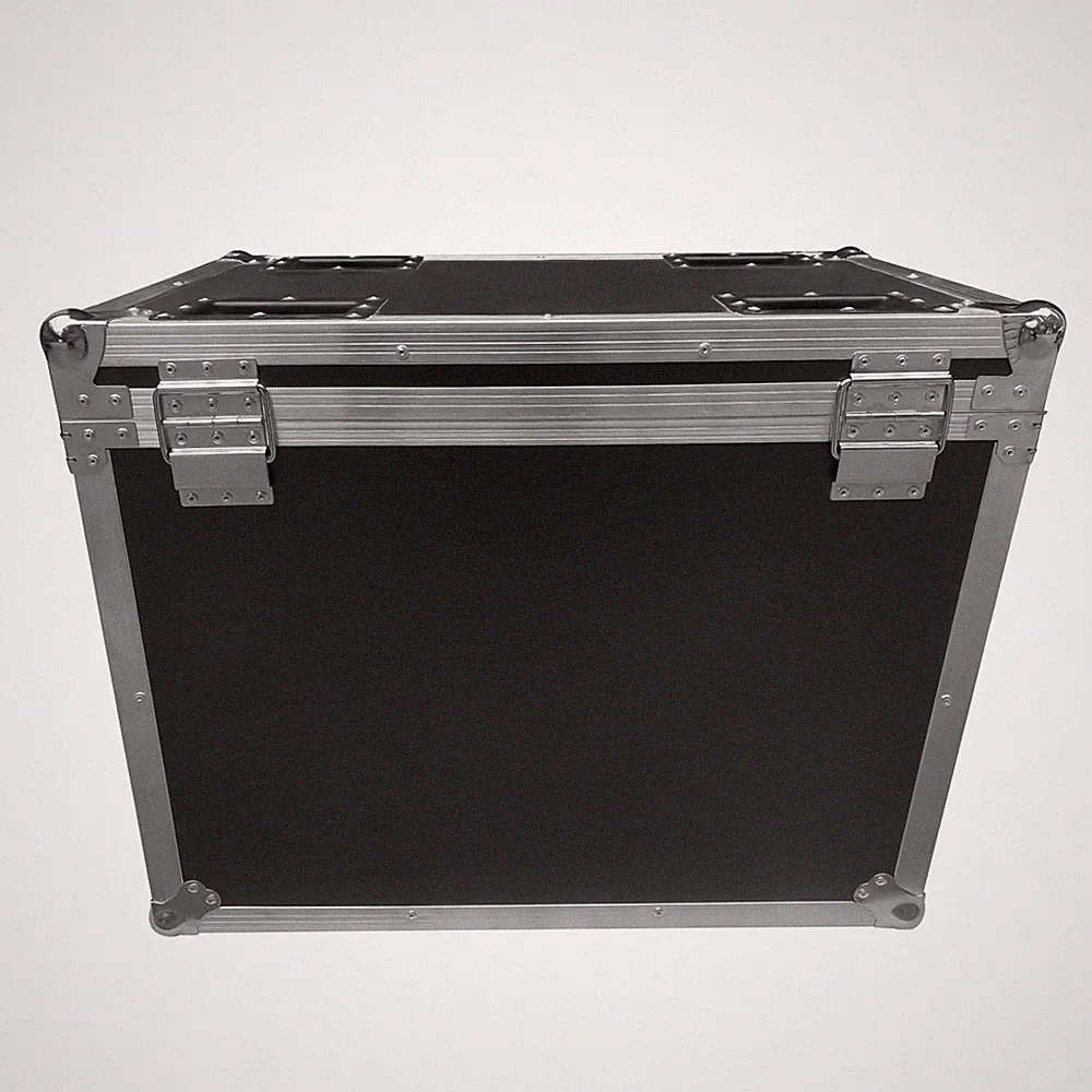 Black Flight Case 69x44x56cm EVA/PE Leather for 2 Moving Heads