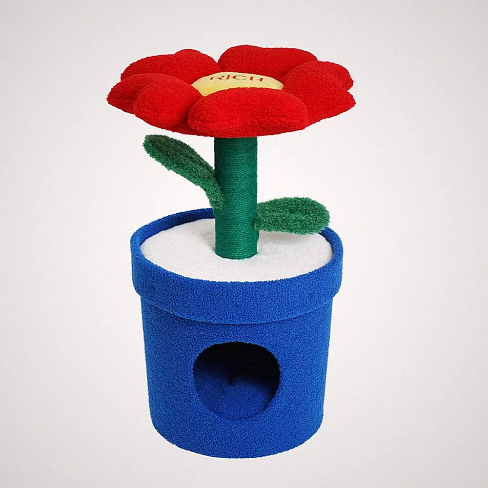 kratzbaum katze blume