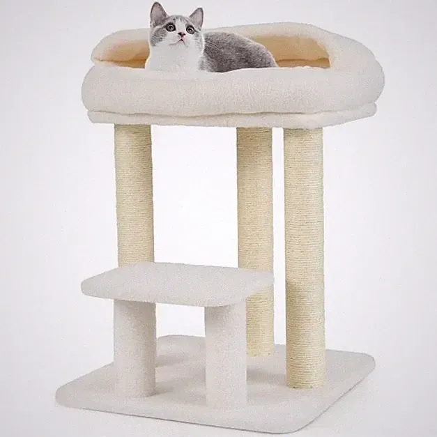 Costway kleiner Kratzbaum für Indoor Katzen mit Sisal Kratzbäumen 1736