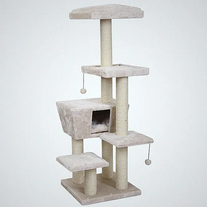 EBI Kratzbaum North Dakota - Creme Katzen