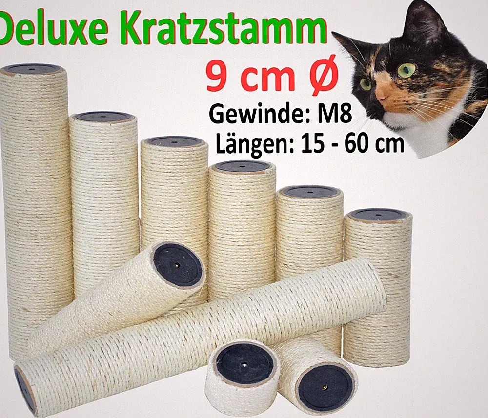 Ersatzteil Kratzstamm Ersatzstamm Sisal Stamm Kratzbaum Katzenkratzbaum 9cmØ M8