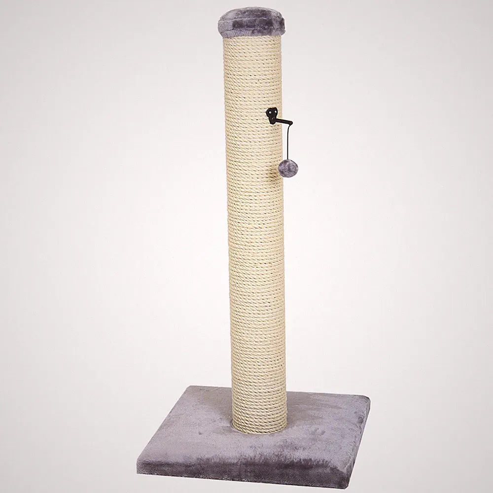 Europet Bernina Kratzbaum Comfort Giant Post beige/grau für große Katzen 120 cm