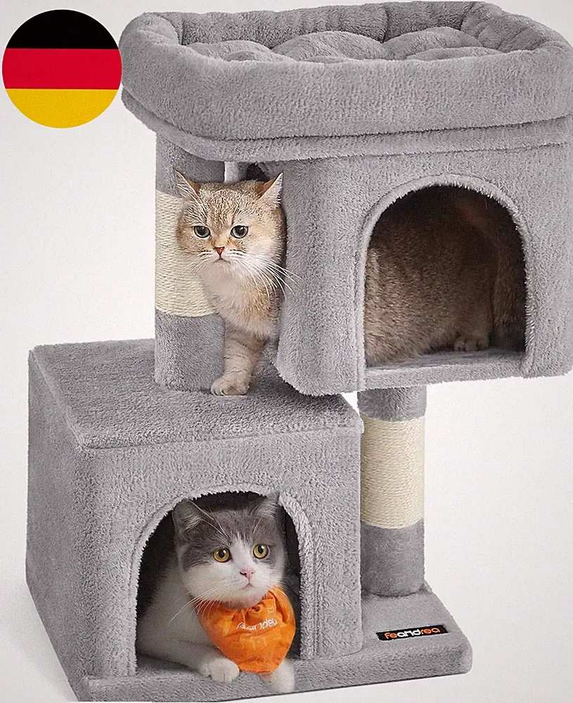 Feandrea Kratzbaum Klein, 67 Cm Katzenbaum, Katzenhaus Für Kätzchen Bis Zu 3 Kg