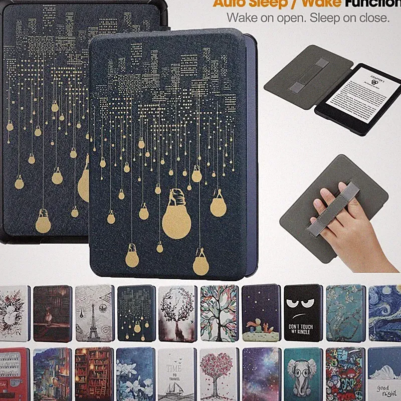 Für Amazon Kindle Basic 11. Generation 2024 6 Zoll stoßfestes Leder Smart Hülle