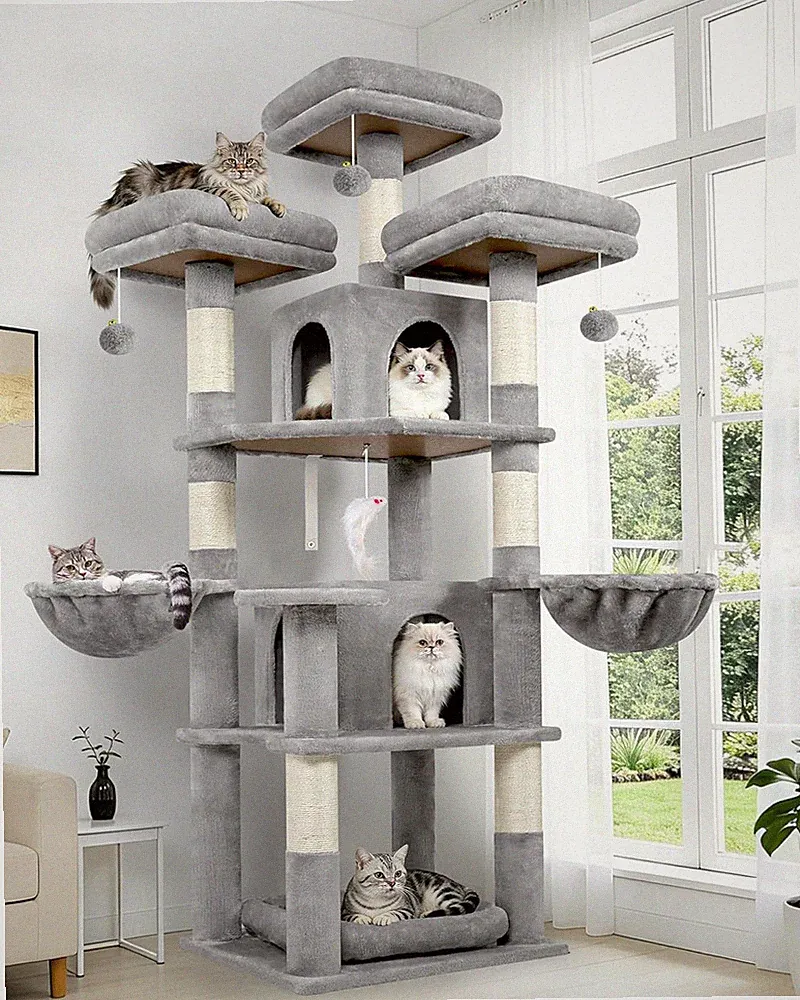 Kratzbäume zum Anspringen für Katzen