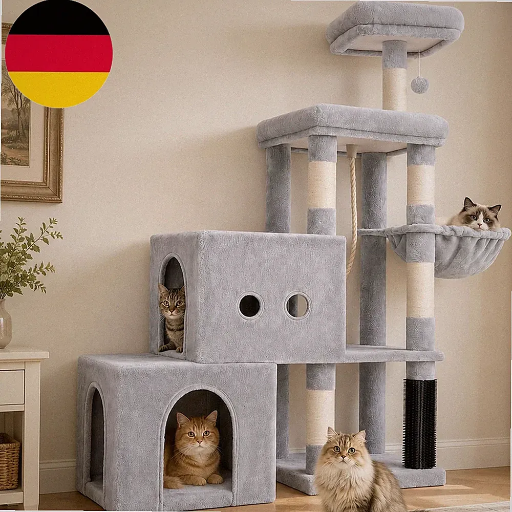 Hey-Brother Kratzbaum Für Kätzchen, Stufenförmigem Klettergang, MPJ061W | 130 Cm