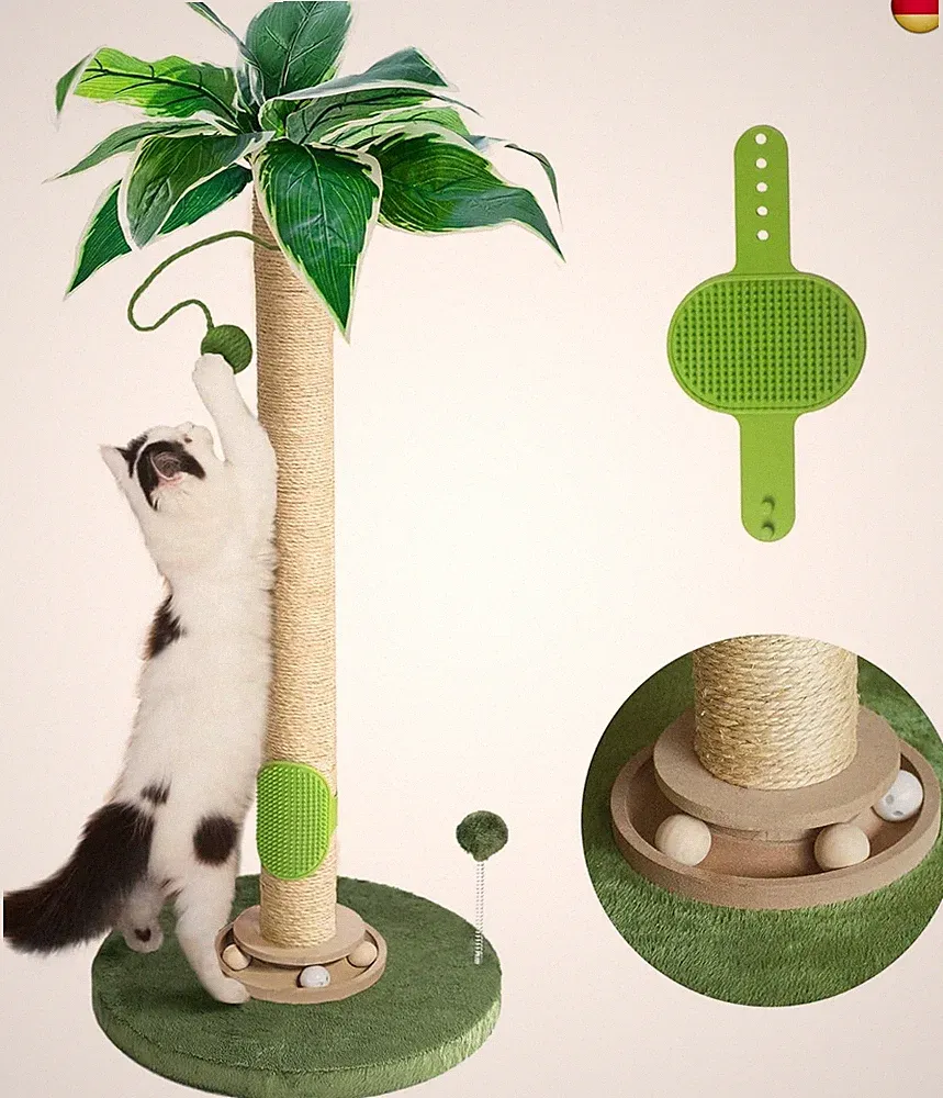 Katze Kratzbaum 84cm Katze Kratzer Hoch Kratzbäume für Indoor-Katzen mit K