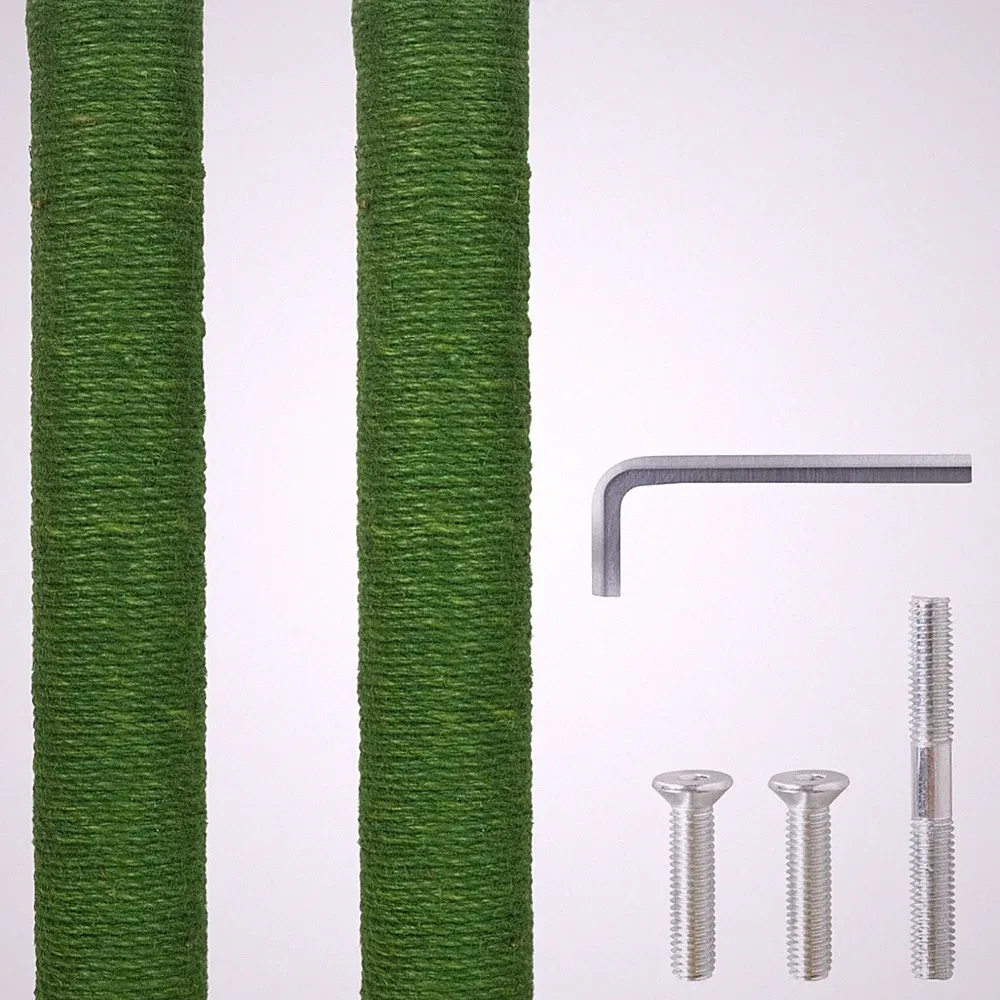 Katze Kratzbaum Ersatzteile Sisal 40cm 2 Stück Renovierung Kratzsäule