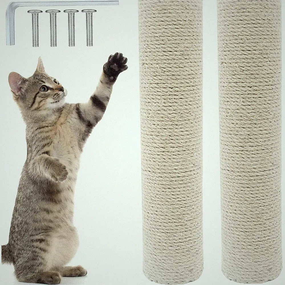 Katzen Kratzbaum Ersatz Sisal Kratzstämme 40cm Katzen Kratzausstattung