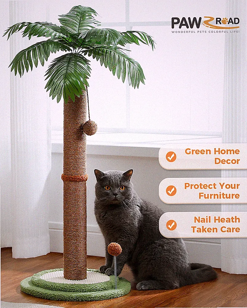Katzen Kratzbaum Katzenkratzbaum Stabil Kletterbaum Katzenbaum Deckenhoch Sisal