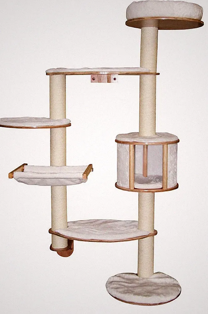 Katzen Kratzbaum Kerbl DOLOMIT XL Kletterbaum Wandkratzbaum Wandmontage