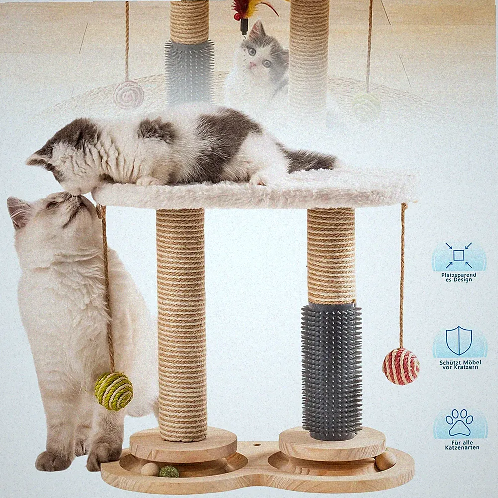Katzen Kratzbaum Sisal Kratzbrett Stabil Widerstandsfähig Modern für Hauskatzen