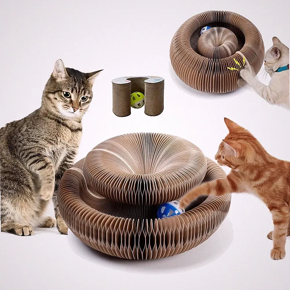 Katzen Kratzbrett Katzenspielzeug Katzenkratzbaum Kratzmöbel Spielball
