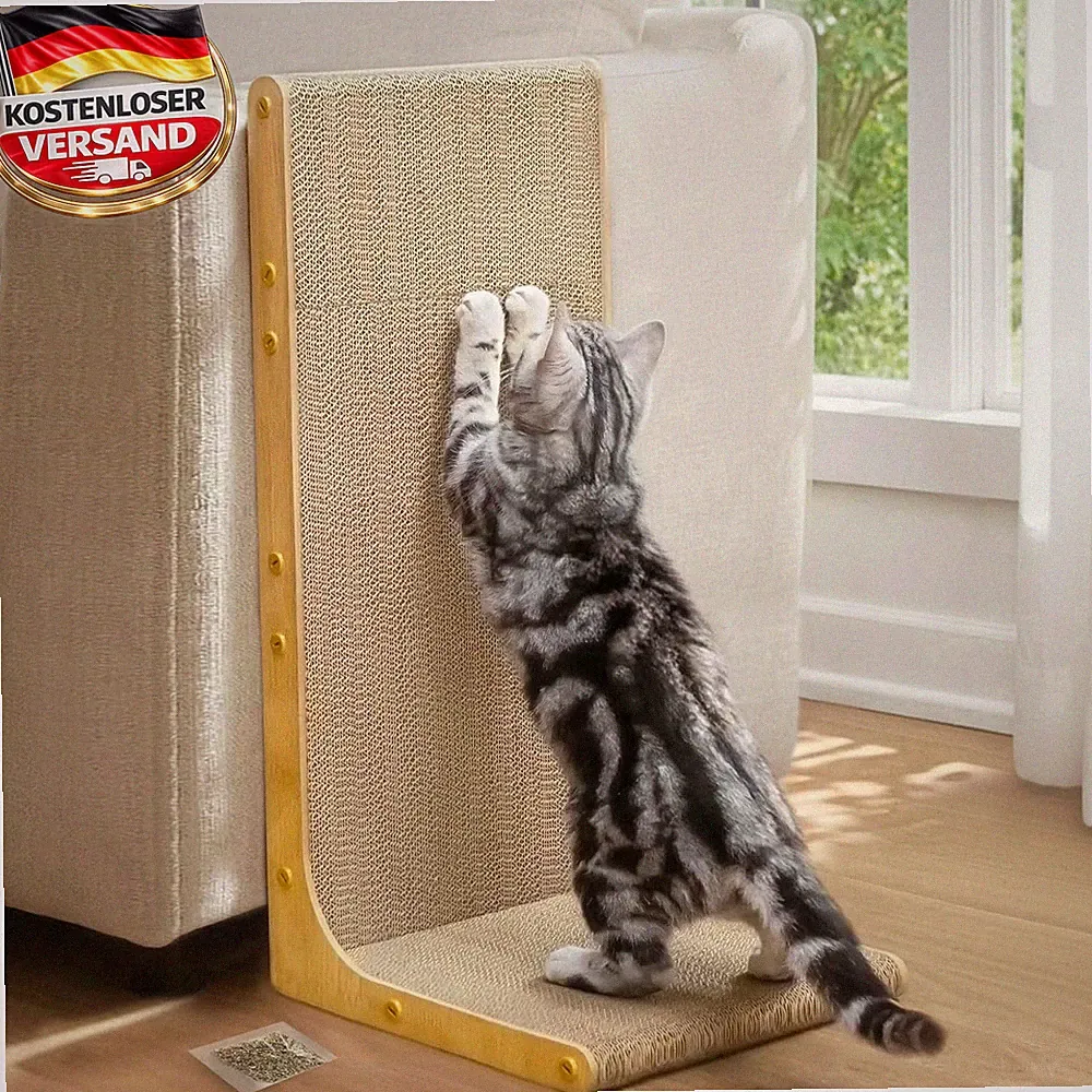 Katzen Kratzbrett Wandmontage 58 cm langlebige Pappe Möbel schutz