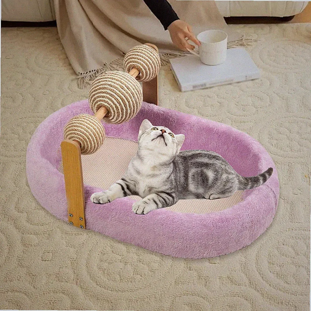 Katzenbett Katzen Kratzunterlage Tierbedarf Sofa Schutz Katzenkratzunterlage für