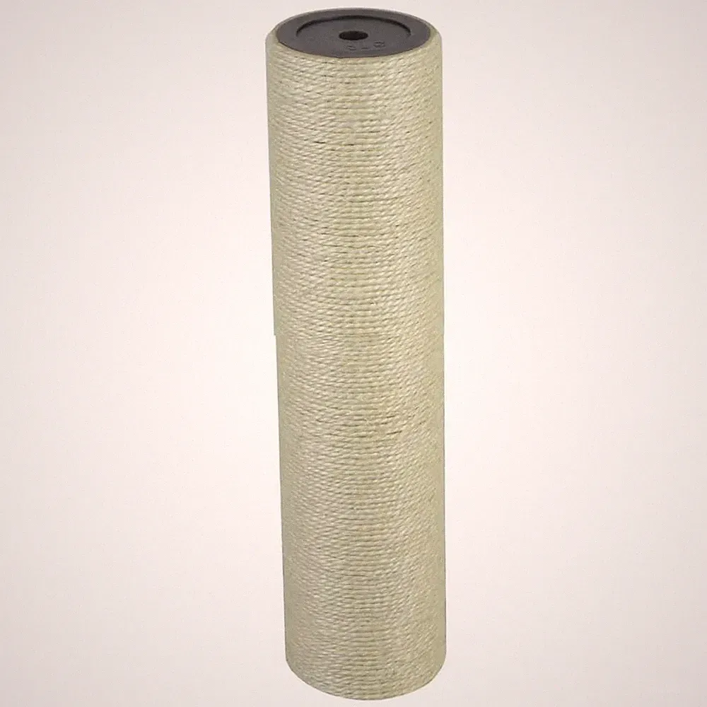 Katzenkratzbaum | Beige | Natursisal | 35 cm hoch, 8 cm breit