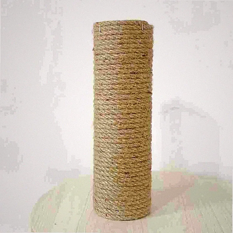 Katzenkratzbaum Hanfseil Katzenkralle Kratzstange für Kätzchen Indoor Katzenschrott
