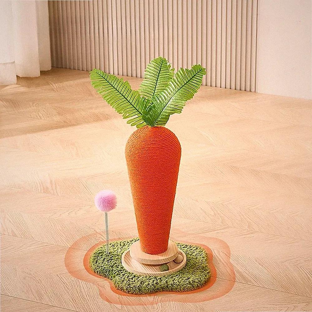Katzenkratzbaum, Katzenkratzbrett, Karotte, Katzenkratzer für Kätzchen