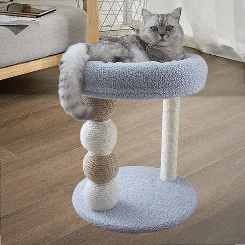 Katzenkratzbaum, kleiner Katzenbaum, interaktives Katzenspielzeug mit