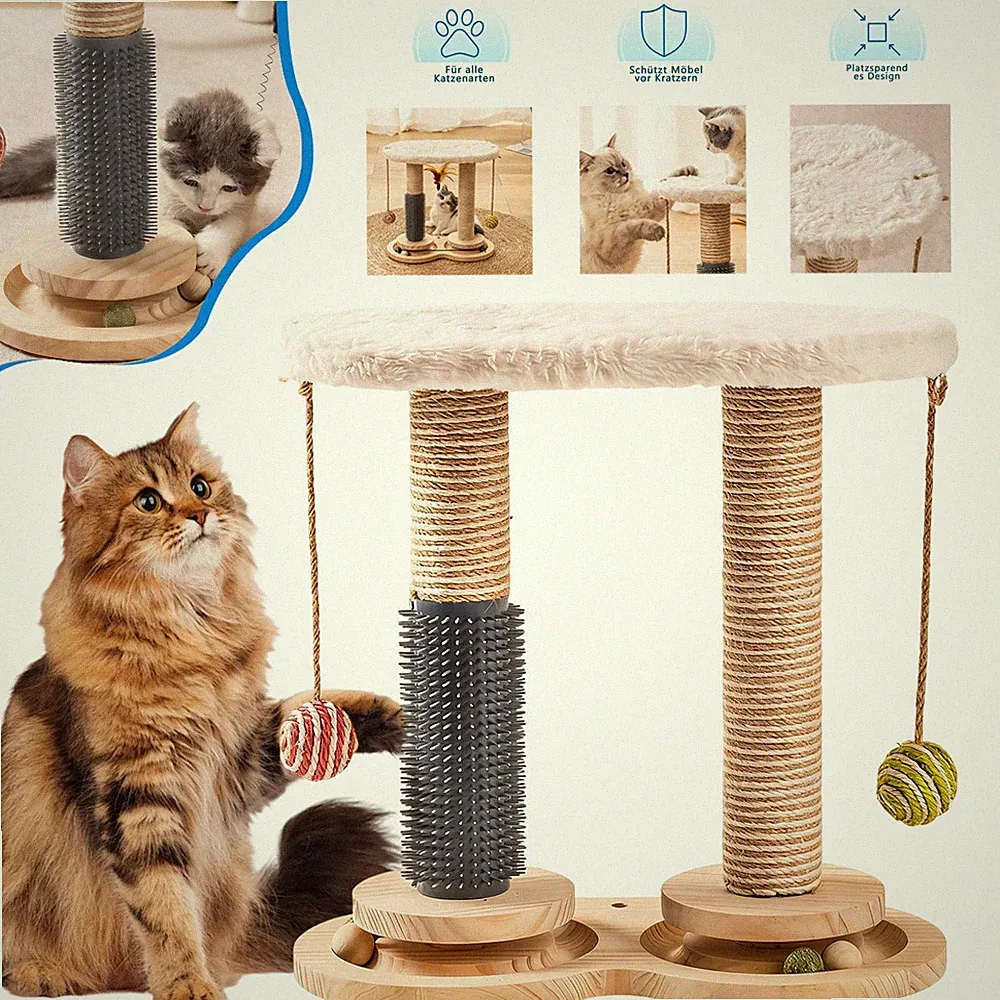 Katzenkratzbaum Kratzbaum Klein Sisal Kratzbrett Gemütlicher Widerstandsfähig