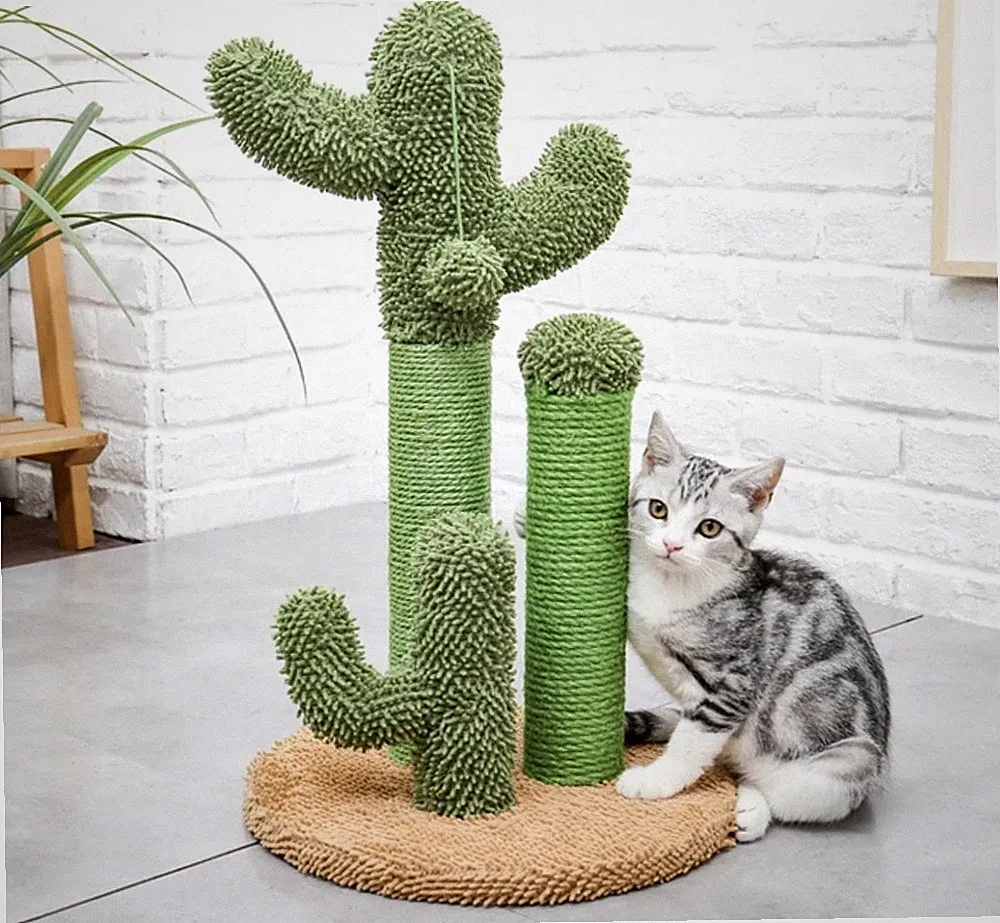 Katzenkratzbaum Kratzkaktus Kratzbaum Kratzpfosten Kratzstamm Kaktus Kletterbaum