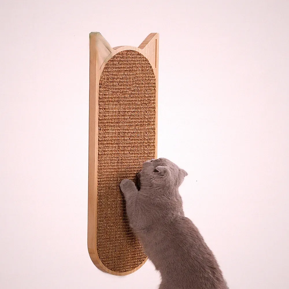 Katzenkratzbaum Kratzmatte für Katzen Horizontal Vertikal Sisal Holz Kratzbrett