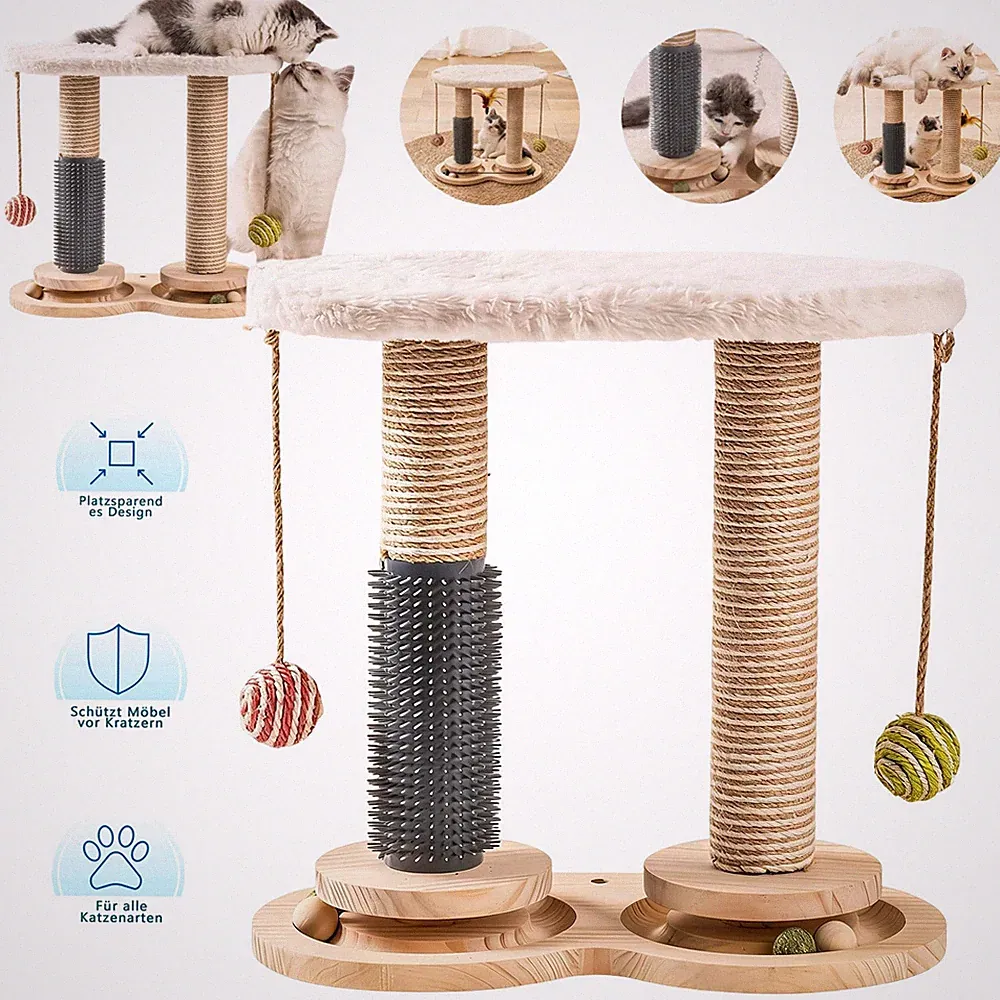 Katzenkratzbaum Kratzsäule Kratzmöbel Gemütlicher Modern für Wohnungskatzen