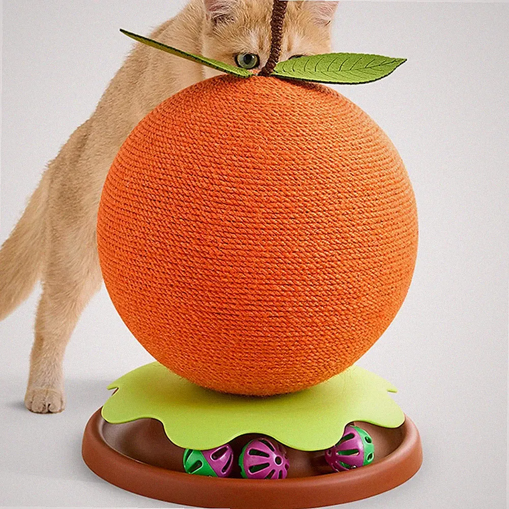 Katzenkratzbaum mit Ball Und Sisalboden, Attraktives Und Funktionales Design