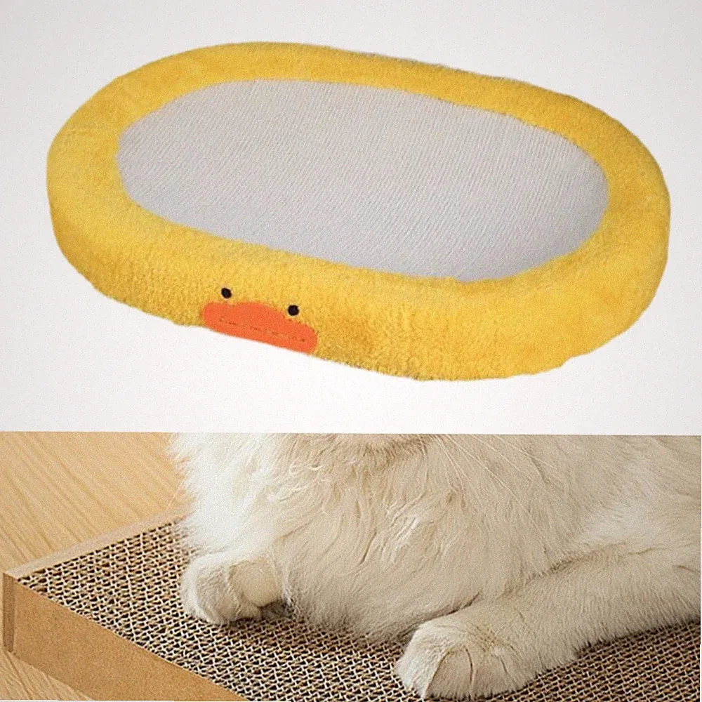 Katzenkratzbaum Oval für Hauskatzen Stabil Niedlich Möbelschutz Sisal