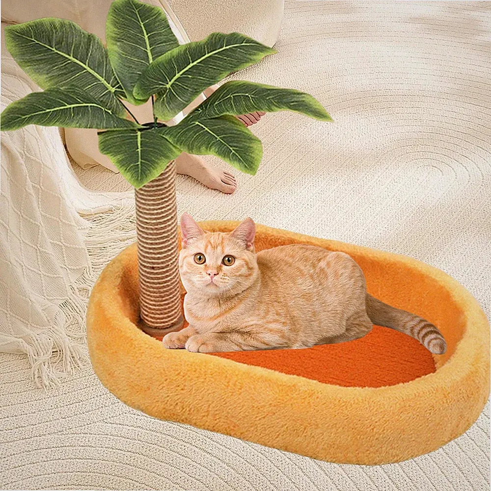 Katzenkratzbaum, weiches Katzenkratzbrett zum Ausruhen für Katzen im