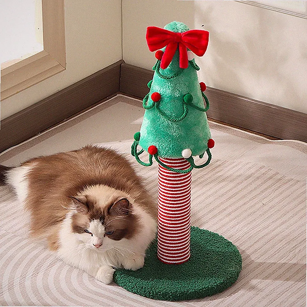 Katzenkratzbaum, Weihnachtsbaum, dekorativ für erwachsene Katzen, die zu