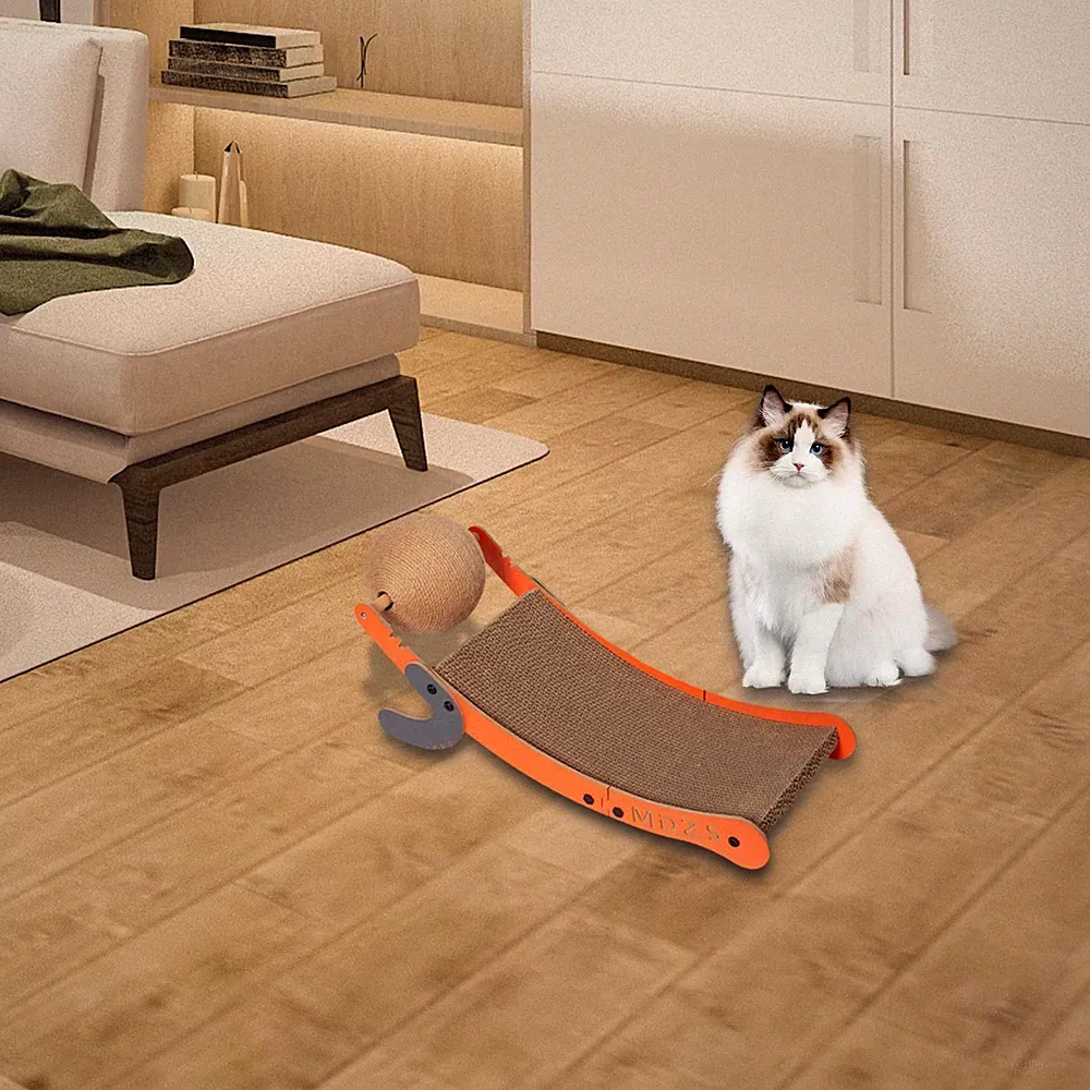 Katzenkratzbrett, stabiler Katzenkratzbaum für Hauskatzen, Kätzchen, die