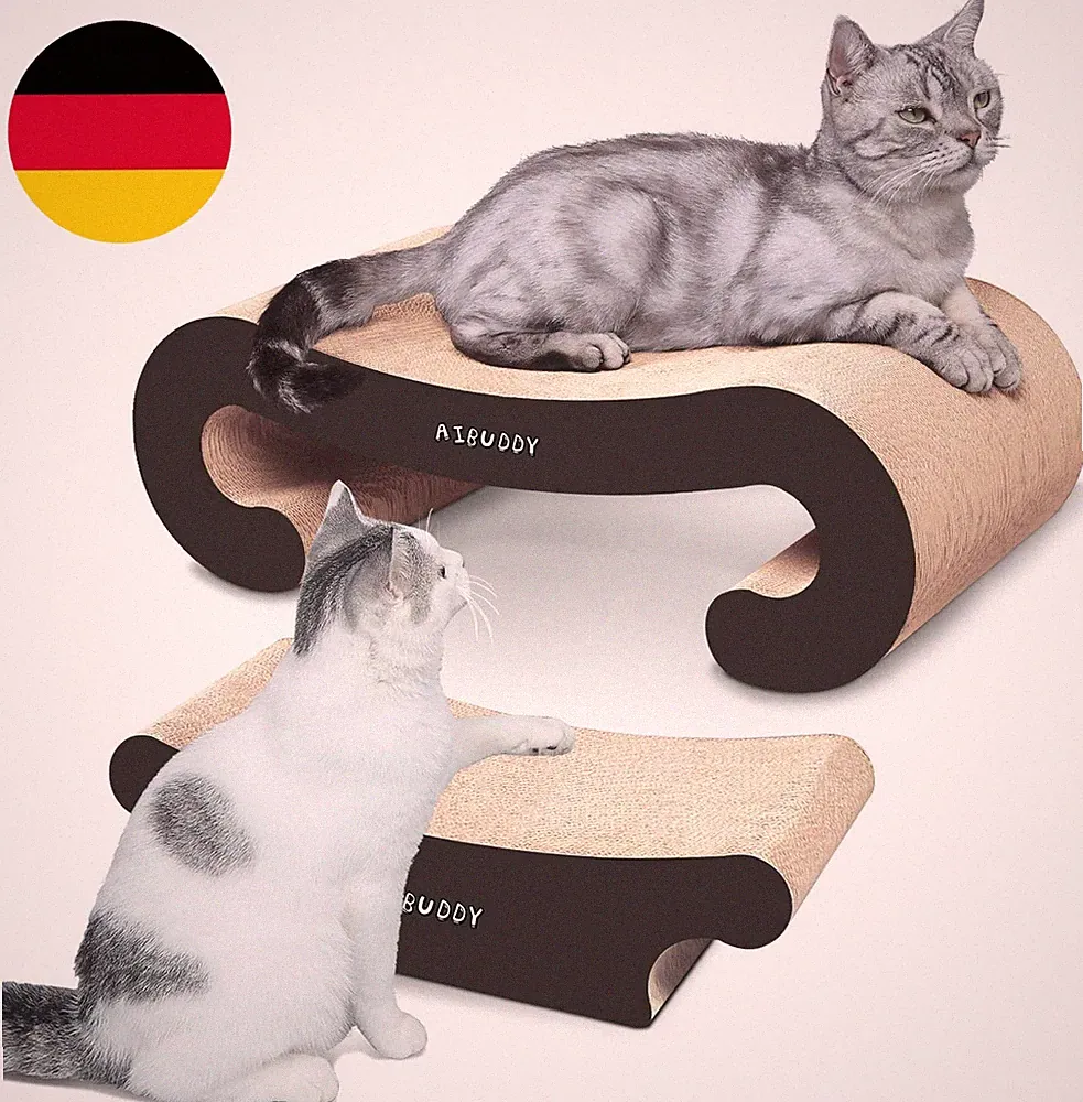 Katzenkratzer, 2 in 1 Katzenkratzbaum Bett Lounge Kratzpsäulen Für Katzen Mit Ka