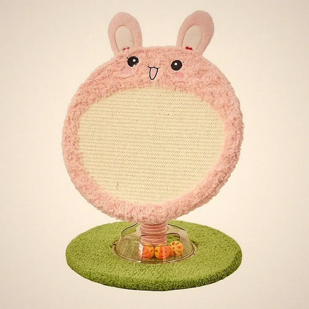 Katzenkratzer mit Spielbällen Sisal Katzenkratzbrett langlebig